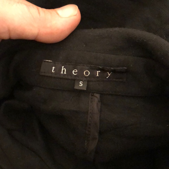 Theory Women’s Button Blazer Jacket/Coat in Black, size Small - Picture 5 of 11